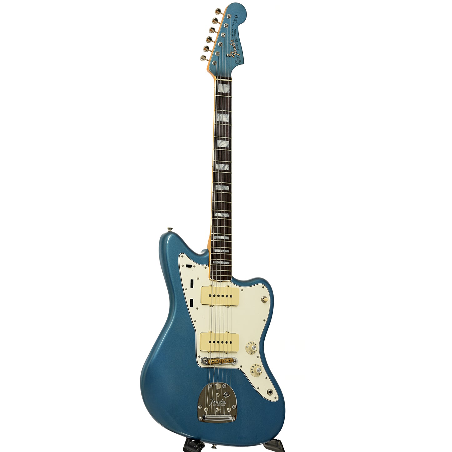 Full front and side of Fender Custom Shop '67 Jazzmaster Electric Guitar
