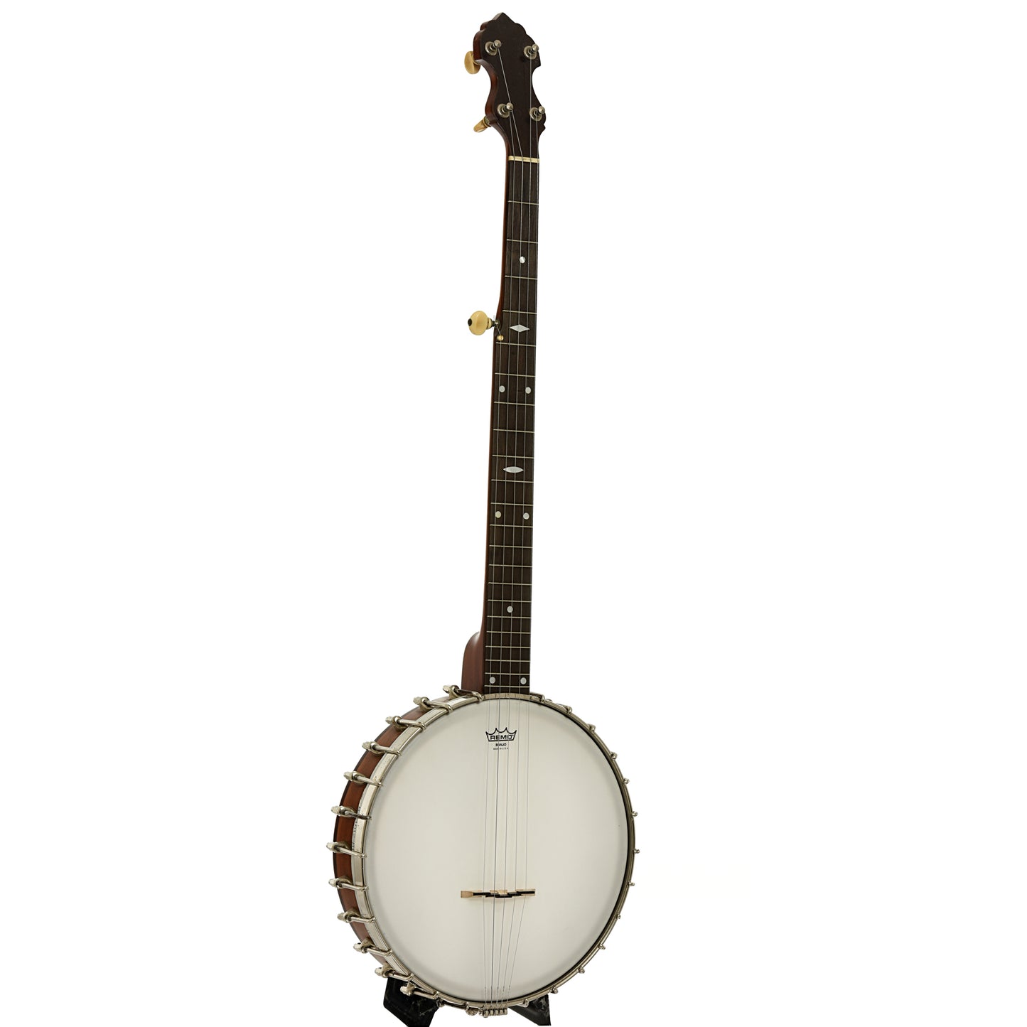 Full front and side of Vega Senator 5-String Banjo