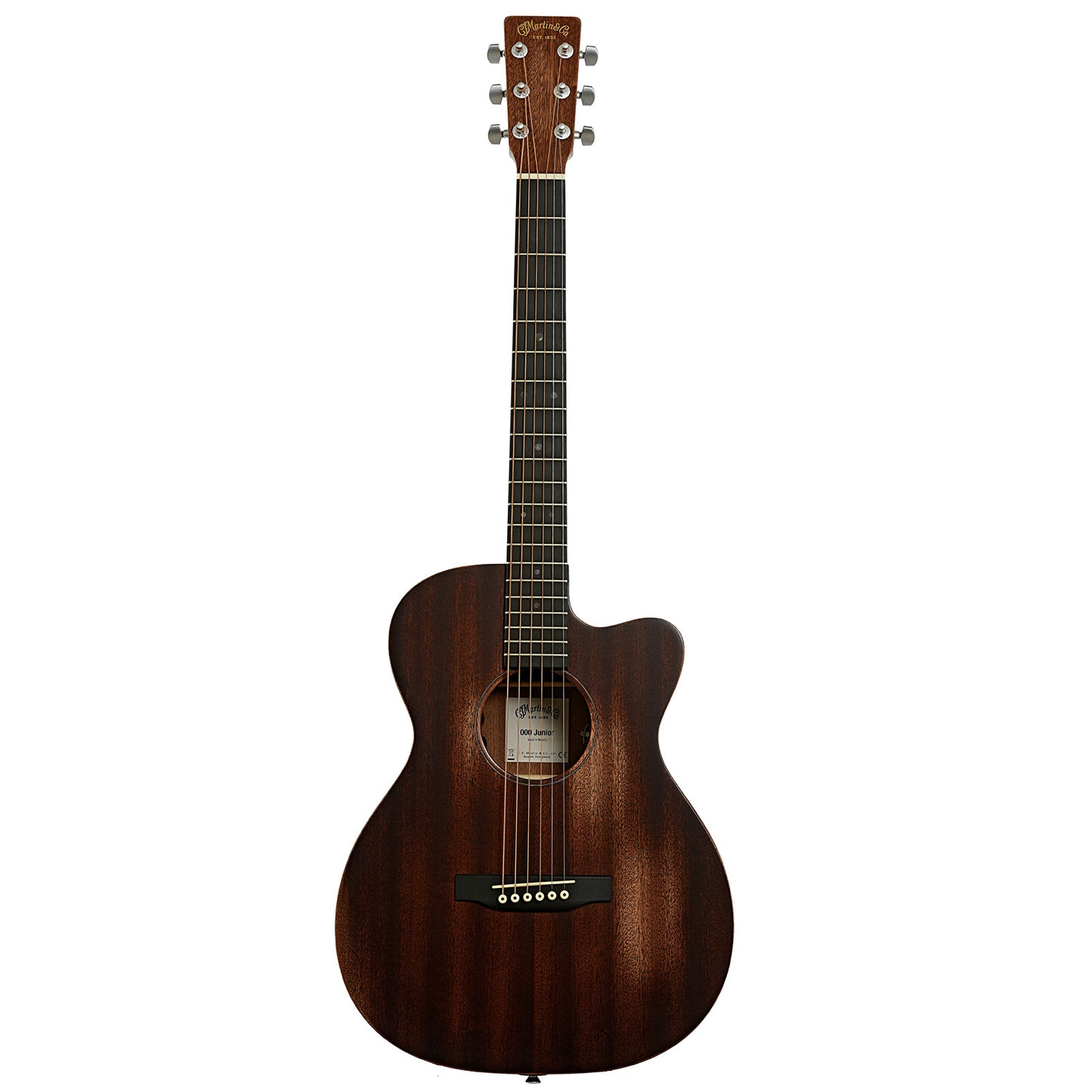 Full front of Martin 000C-JRE StreetMaster Junior Acoustic Electric Guitar