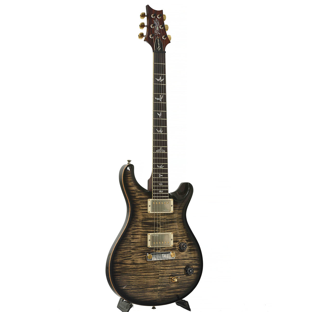 Full front and side of PRS Modern Eagle Quatro
