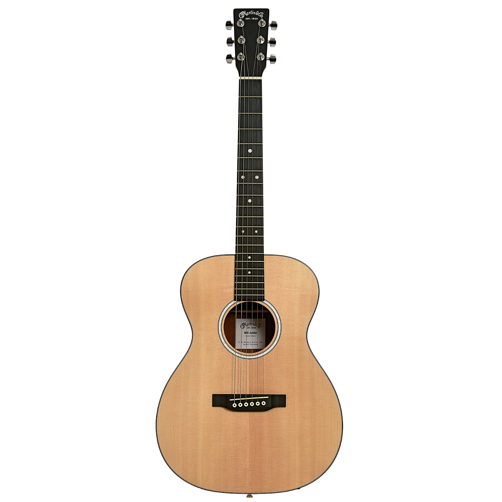 Full front of Martin 000Jr-10 Acoustic Guitar