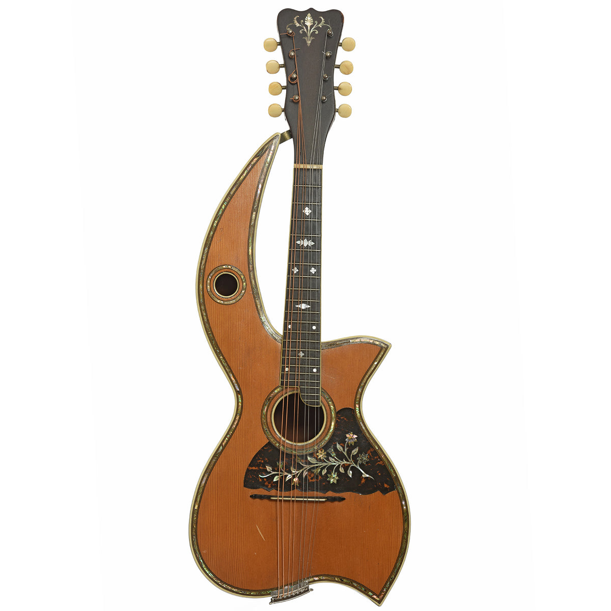 Full front of Dyer Symphonic Harp Mandolin Style 25 