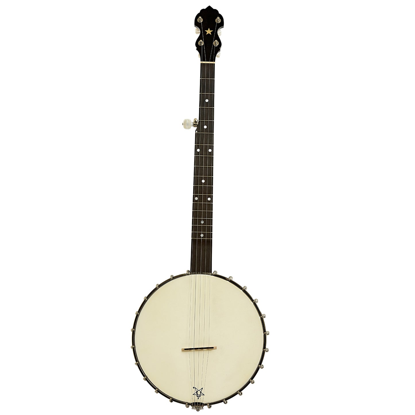 Full front of Bart Reiter Standard A-Scale Open Back Banjo 