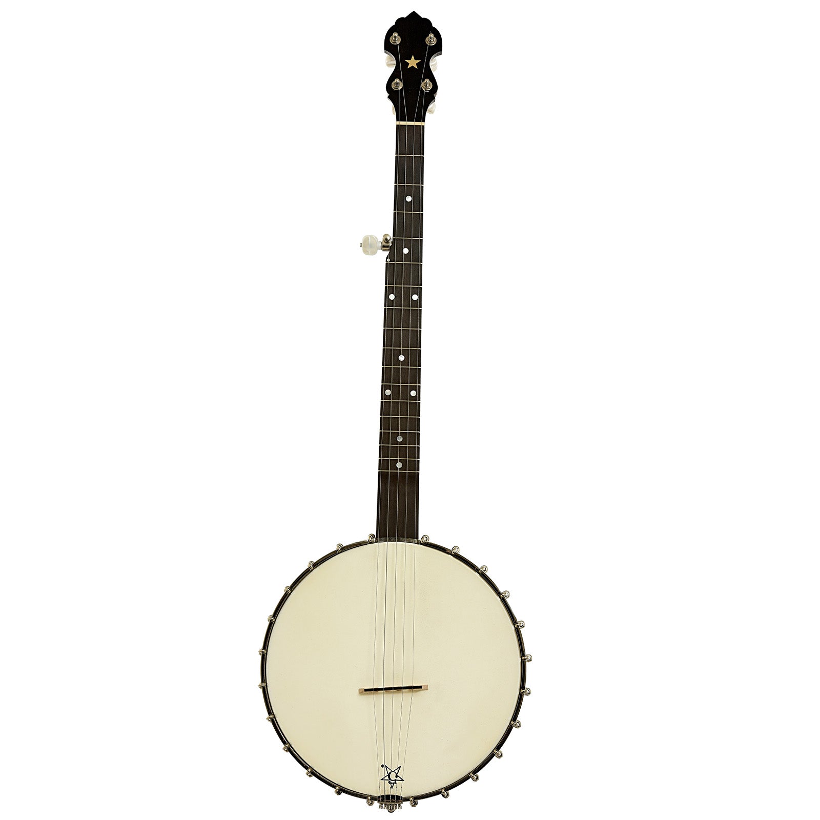 Full front of Bart Reiter Standard A-Scale Open Back Banjo 