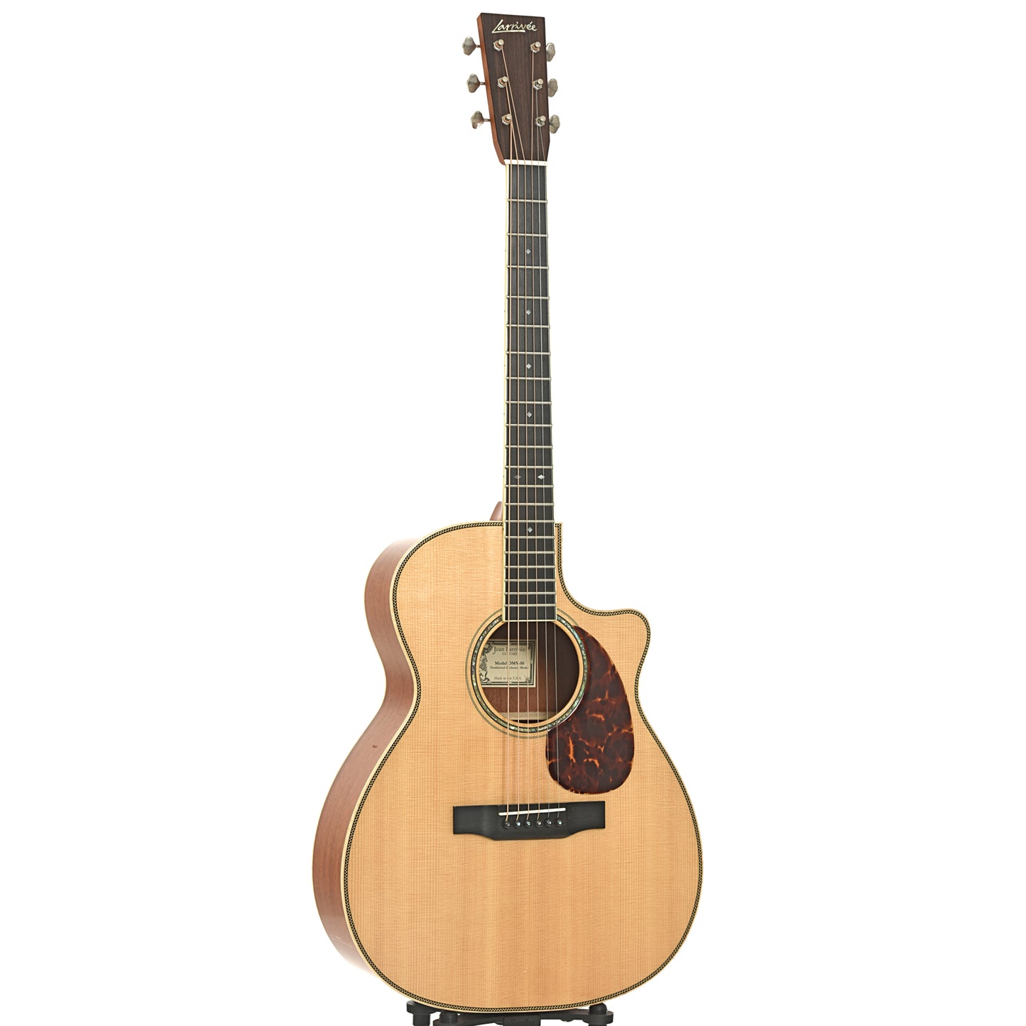Front of Larrivee OMV-50 Acoustic Guitar 