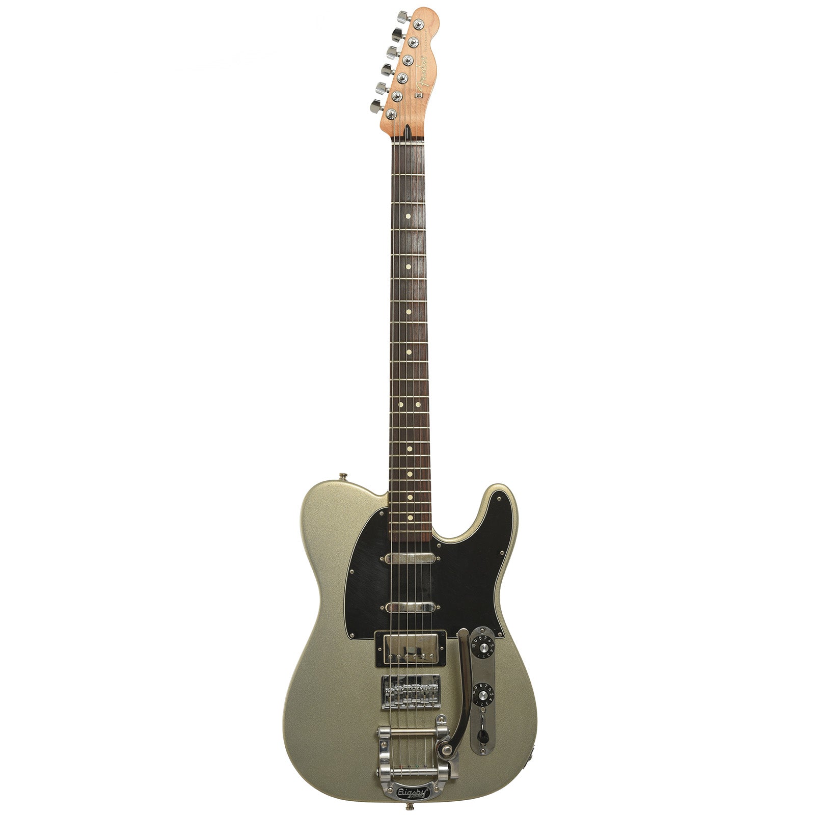 Full front of Fender Blacktop Baritone Telecaster Electric Guitar 