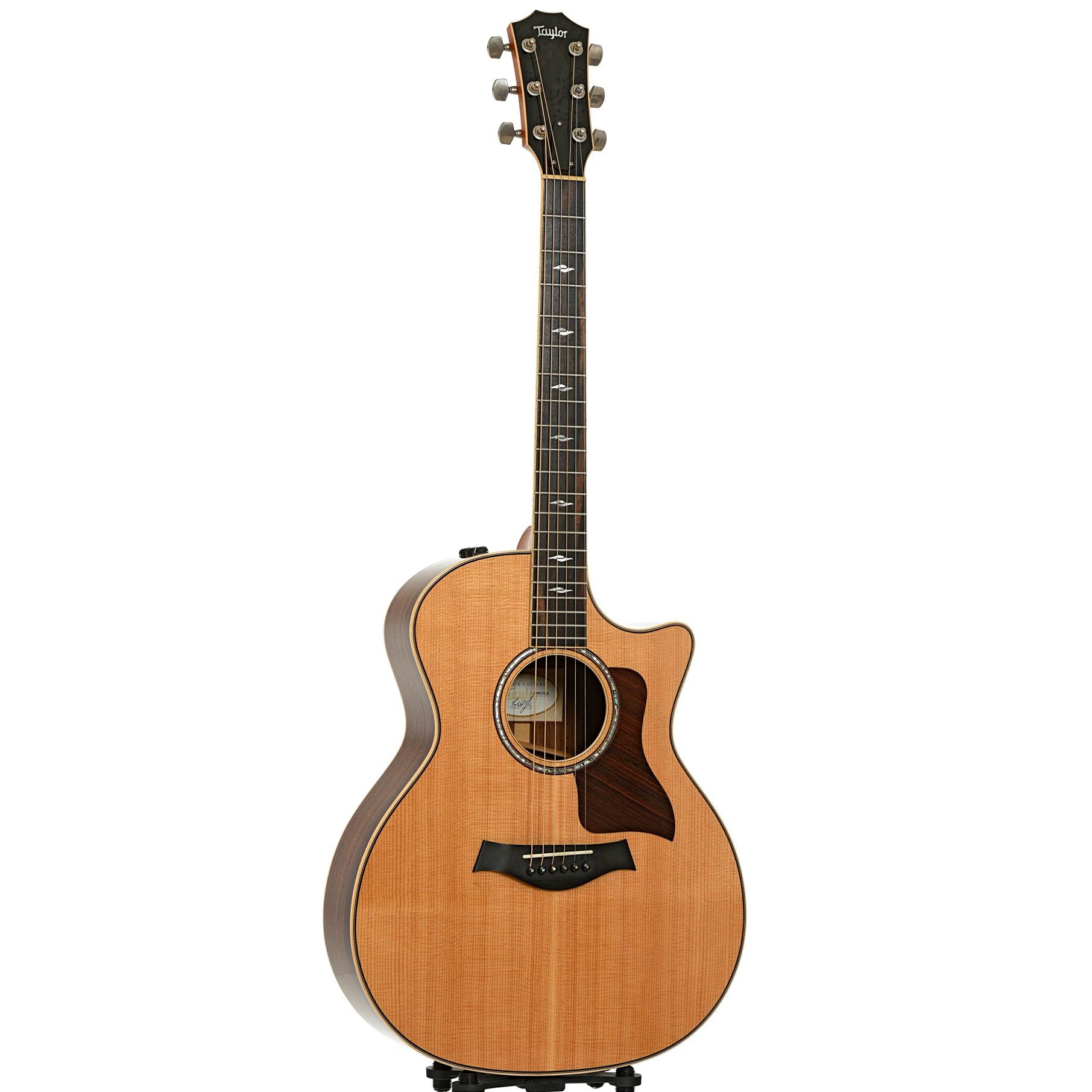 Full front and side of Taylor 814ce Acoustic-Electric Guitar
