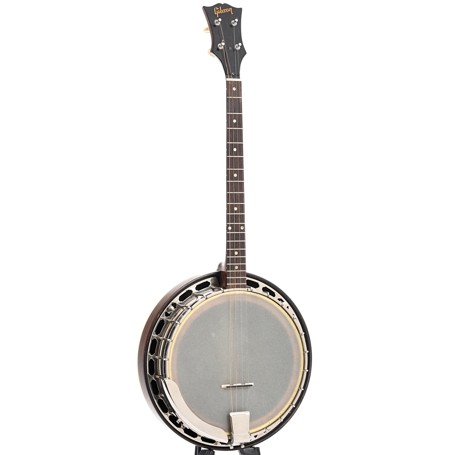 Full front and side of Gibson TB-100 Tenor Banjo (1956)