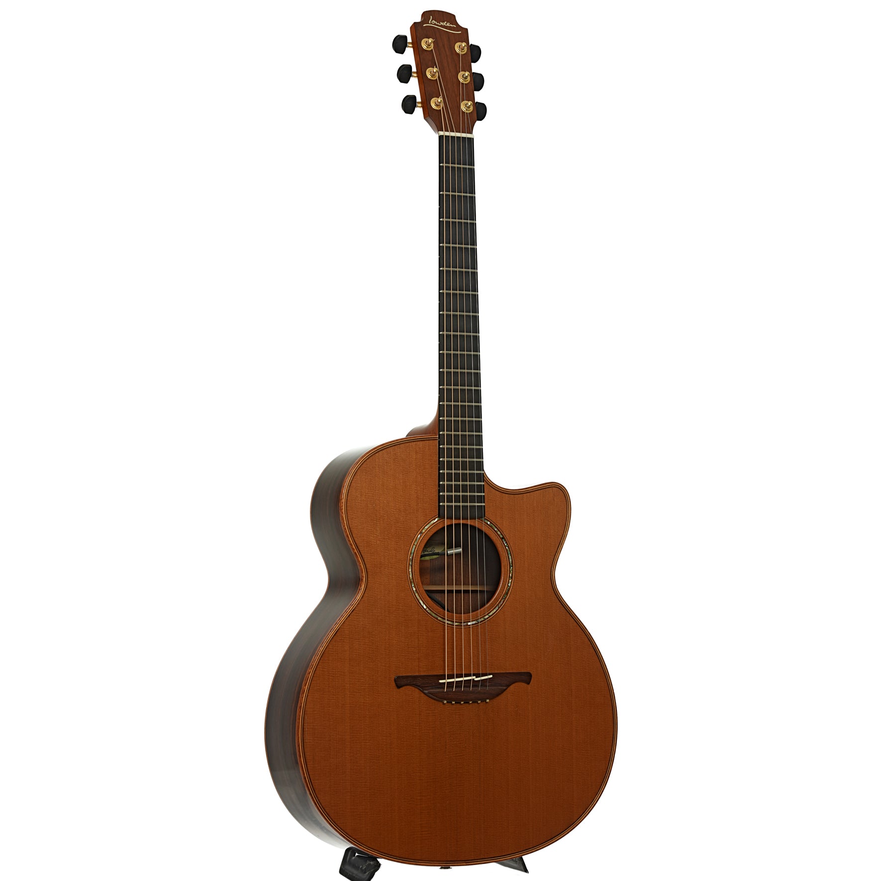 Full front and side of Lowden O-25 Custom Acoustic Guitar