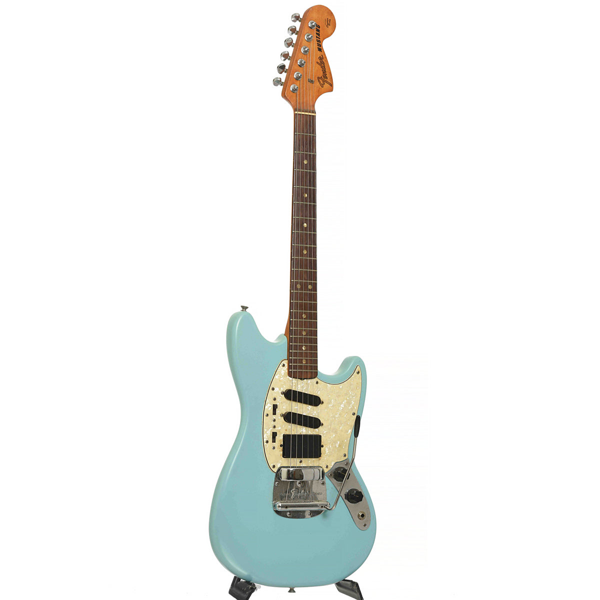 Full Front & Side of Fender Mustang
