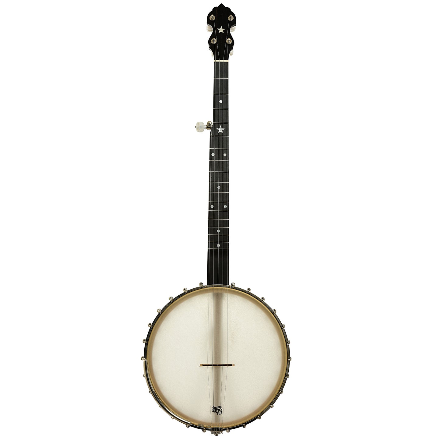 Full Front of Bart Reiter Round Peak 12" Open Back Banjo