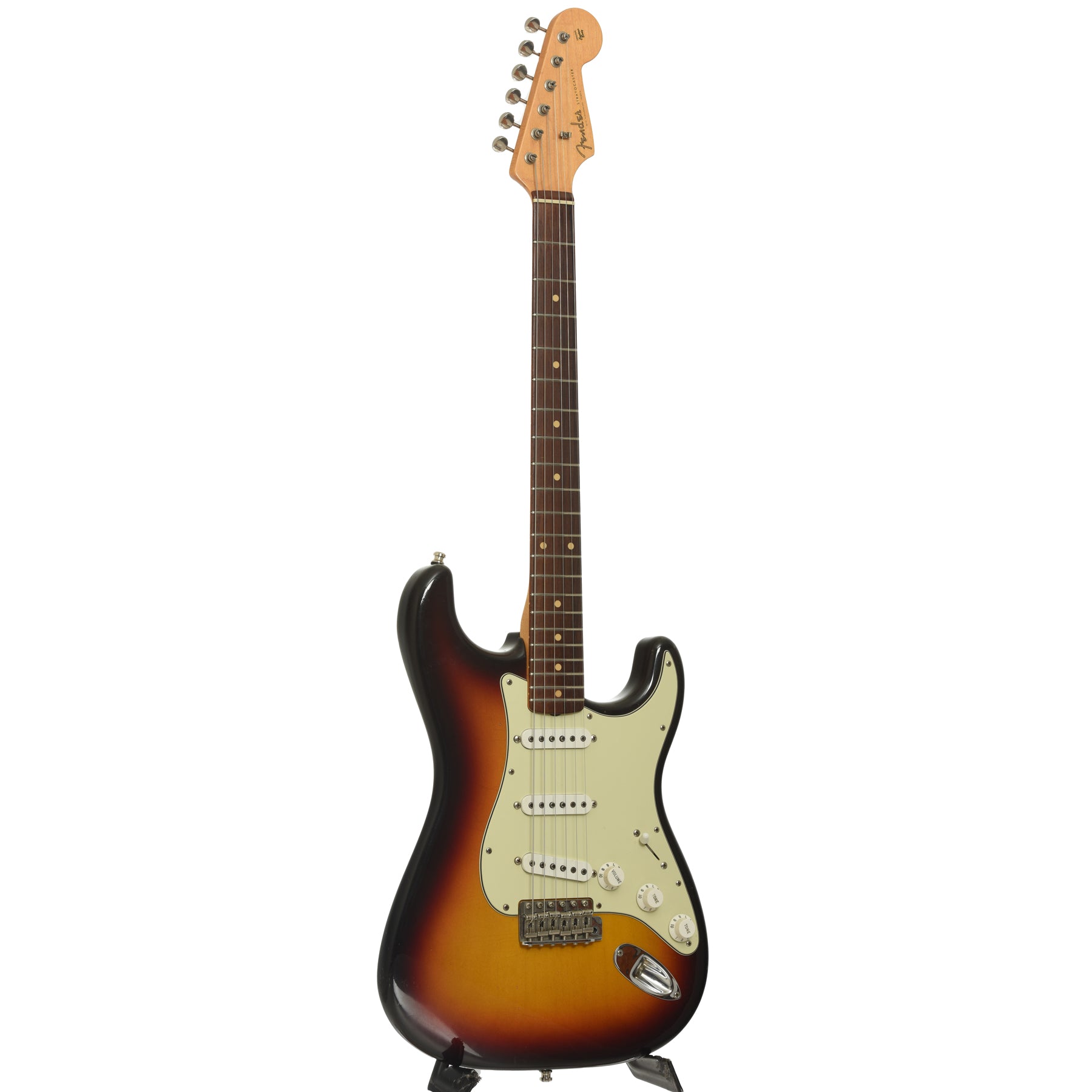 Full front and side of Fender Custom Shop 60s Closet Classic Stratocaster