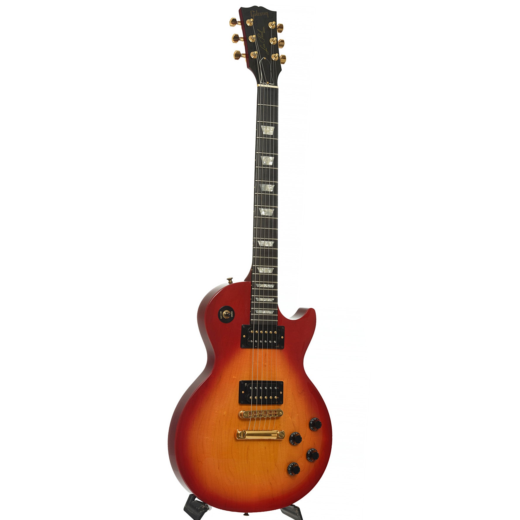 Full front and side of Gibson Les Paul Studio Lite Electric Guitar 