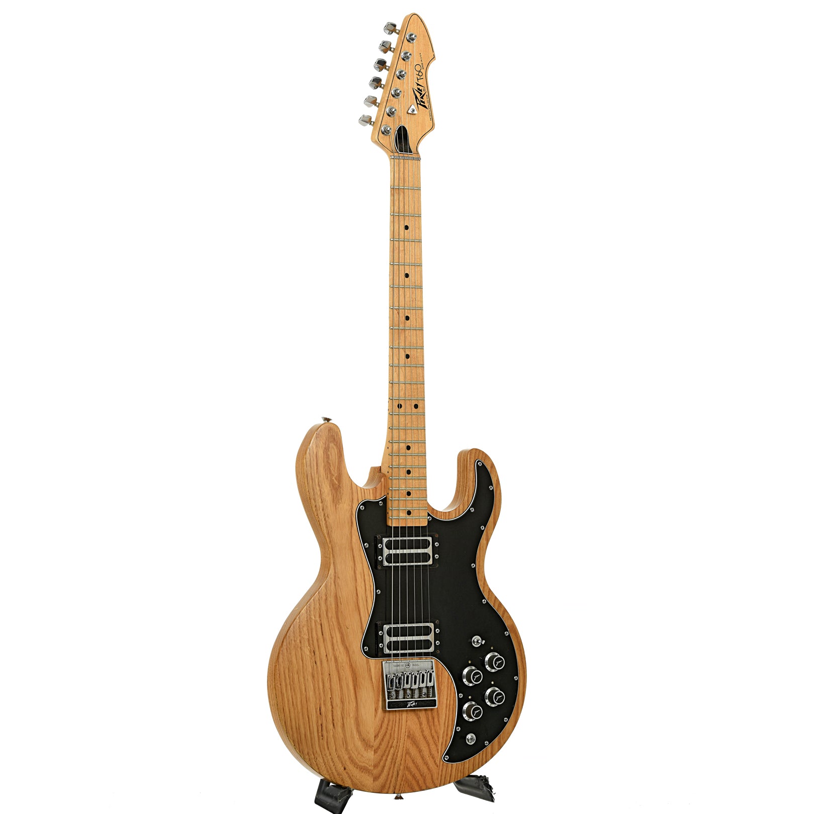 Full front and side of Peavey T-60 Electric Guitar