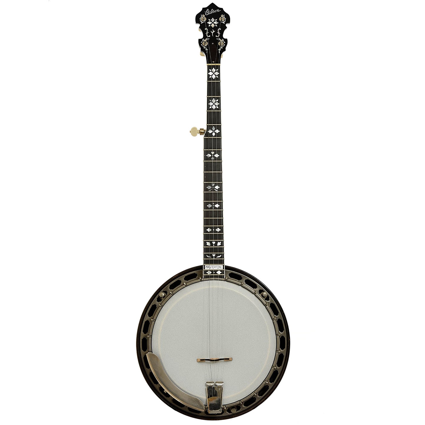 Full front of Gibson TB-100 Conversion Resonator Banjo