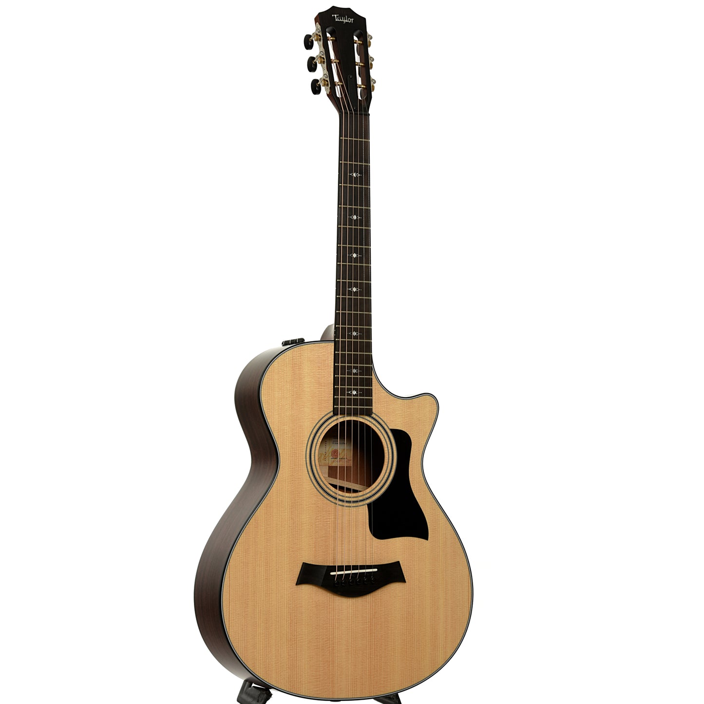 Full front and side of Taylor 312ce 12-Fret Acoustic-Electric Guitar