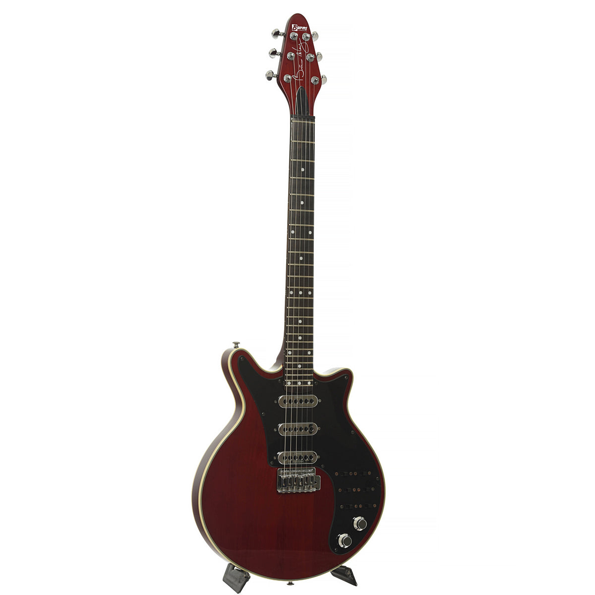 Full front and side of Burns Brian May Signature Electric Guitar