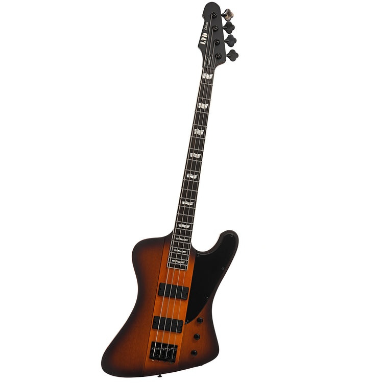 Full front of ESP LTD Phoenix-1004 4-String Bass, Tobacco Sunburst Satin