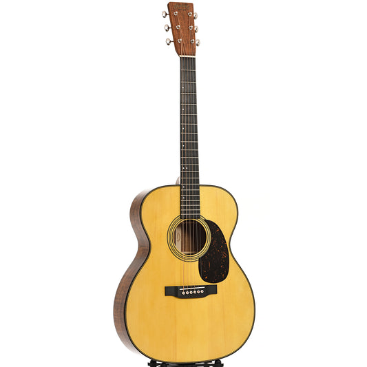 Full front and side of Martin Custom 28-Style 000 Guitar