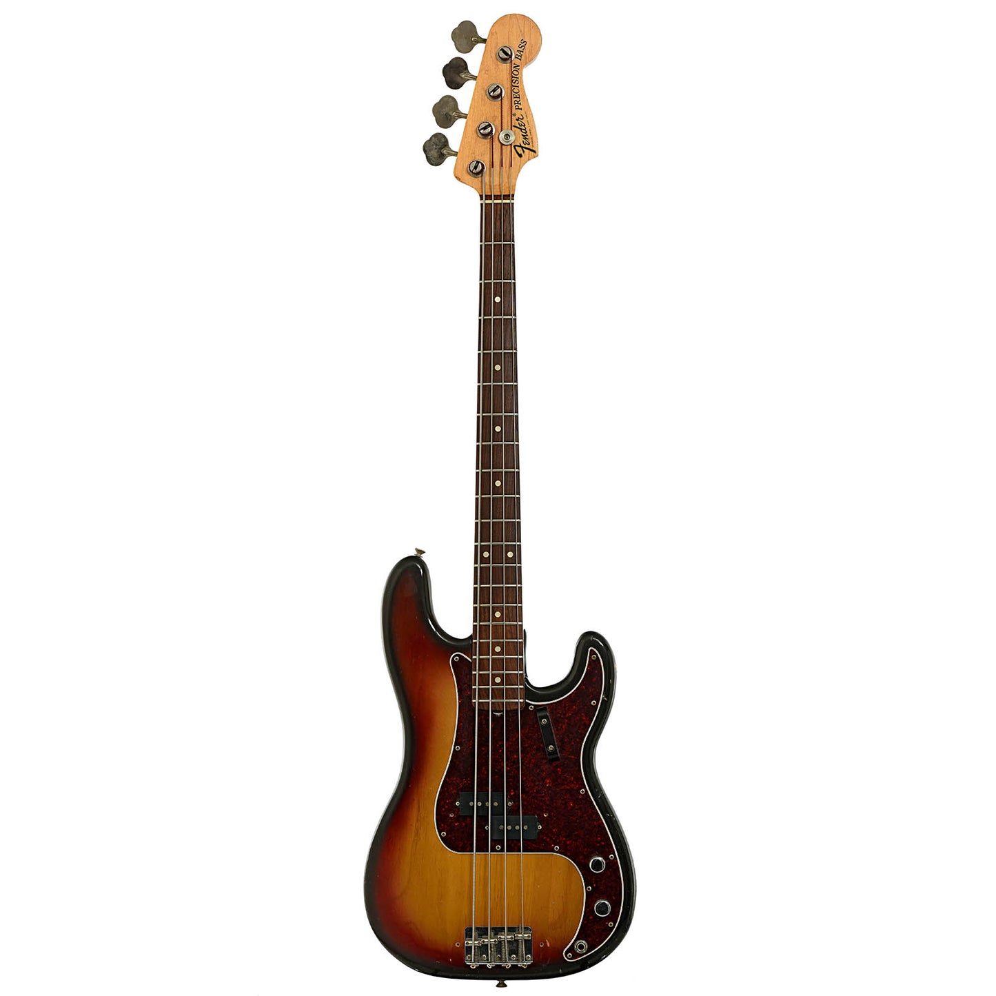 Full front and side of Fender Precision 4-String Electric Bass