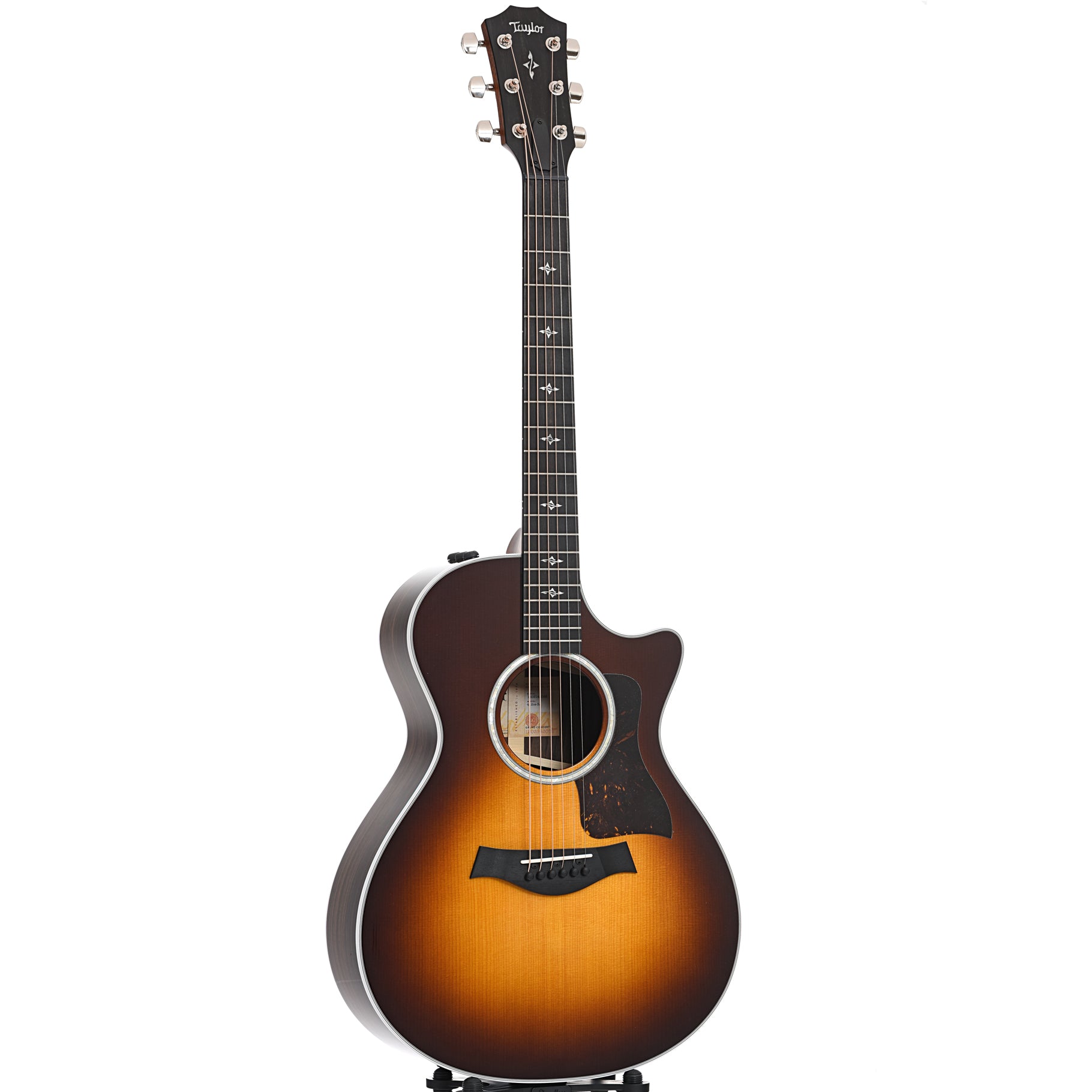 Full front and side of Taylor 412ce Acoustic 