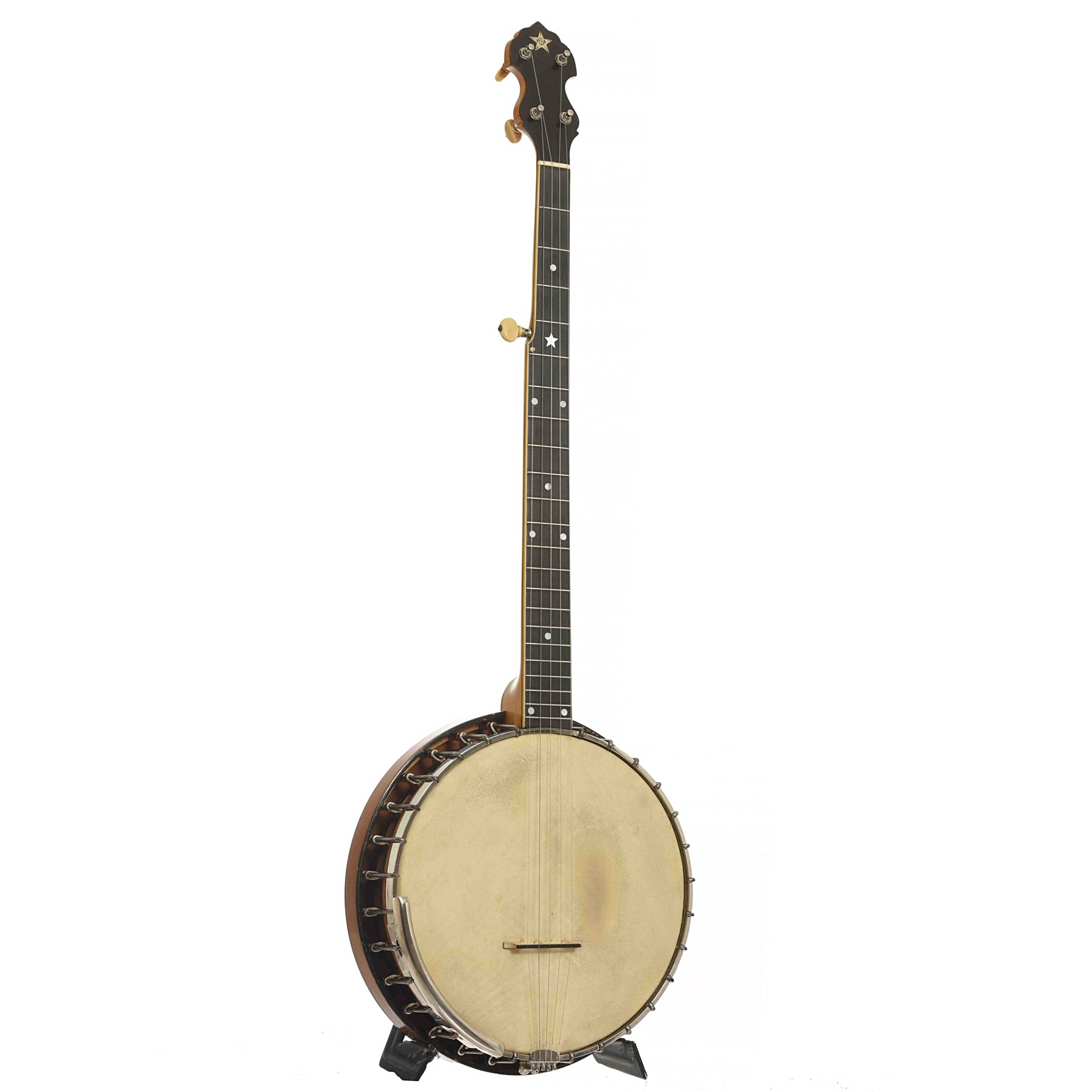 Full Front & Side of Vega Whyte Laydie No.2 Banjo