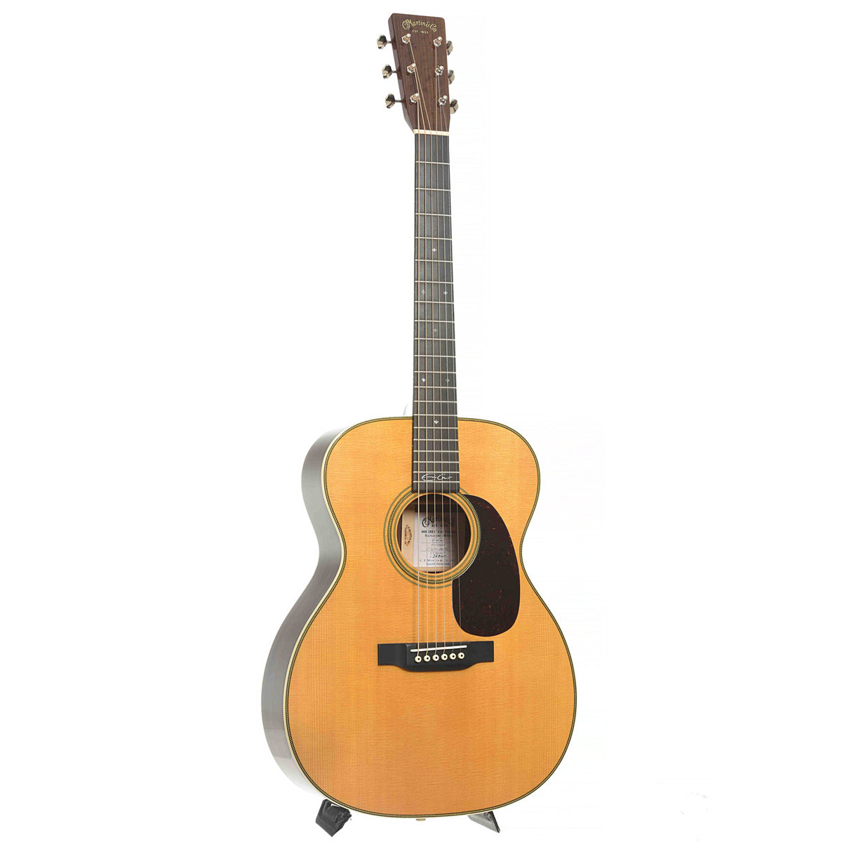 Full Front & Side of Martin 000-28EC Acoustic Guitar