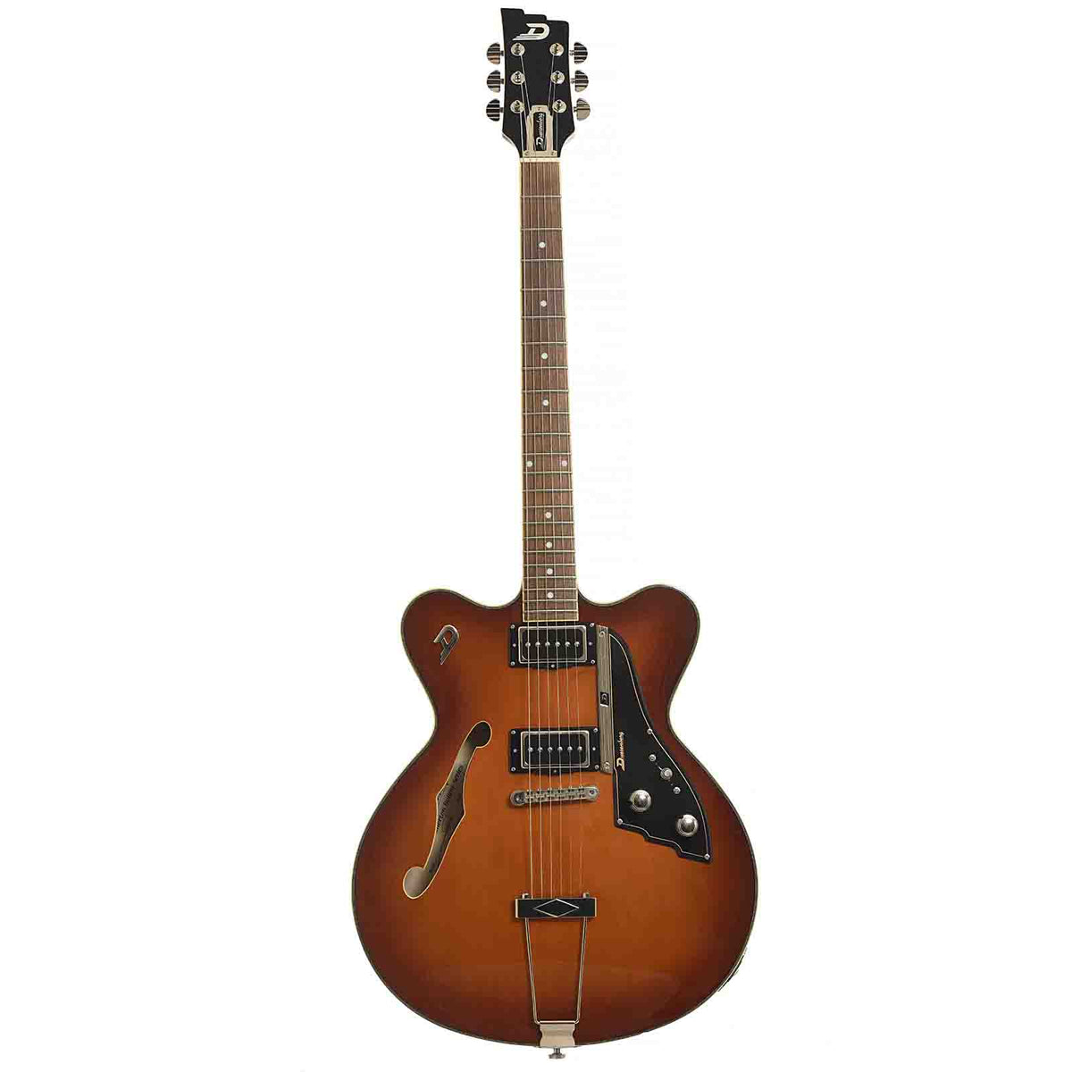 Full front of Fullerton Series Hollowbody Electric Guitar