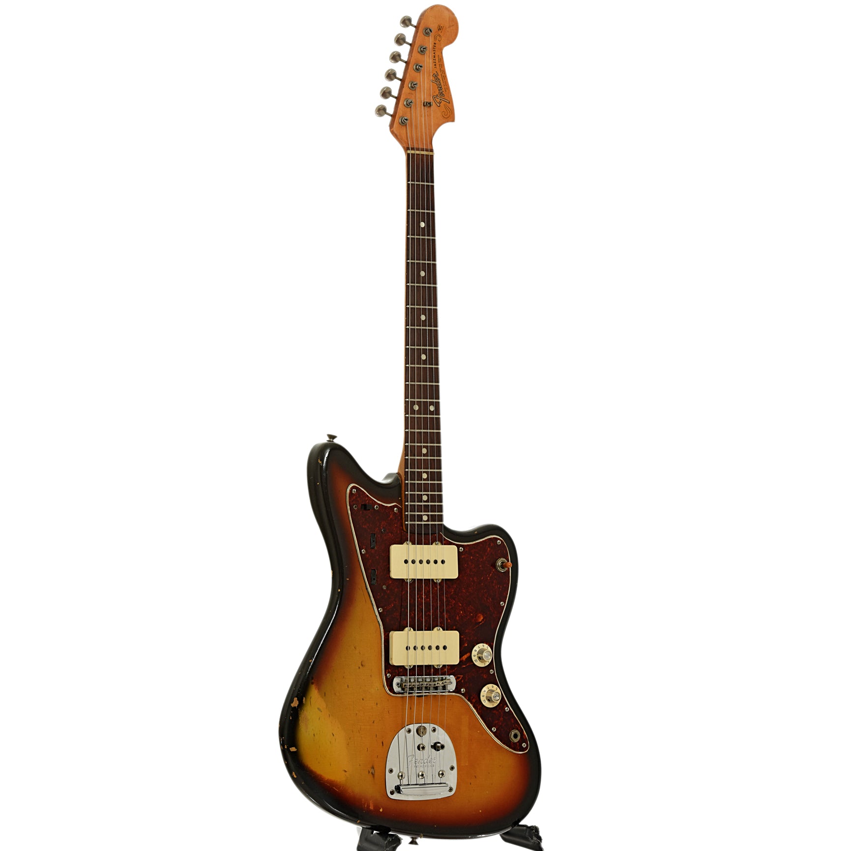 Full front and side of Fender Jazzmaster Electric Guitar
