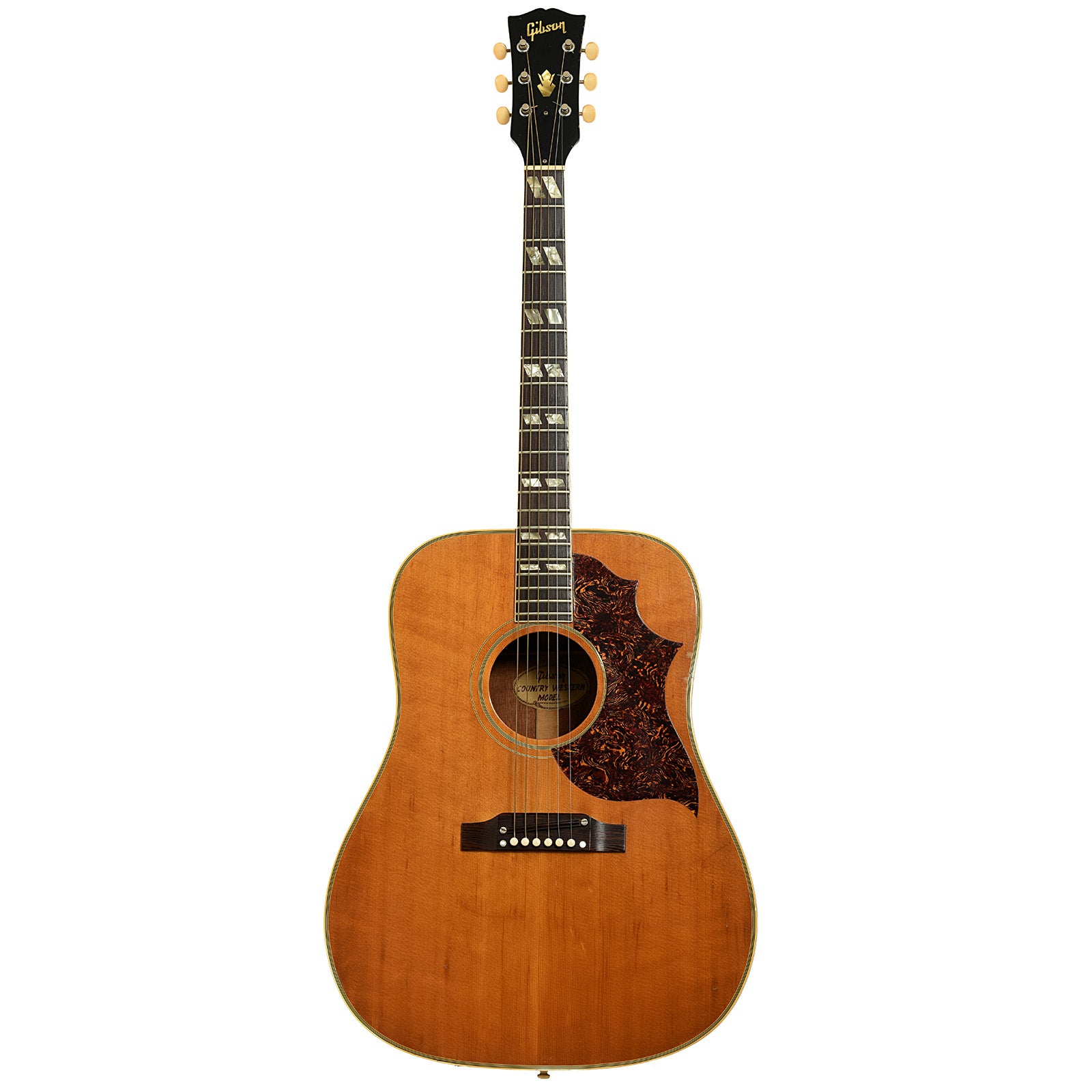 Full front of Gibson SJN Country Western Acoustic Guitar