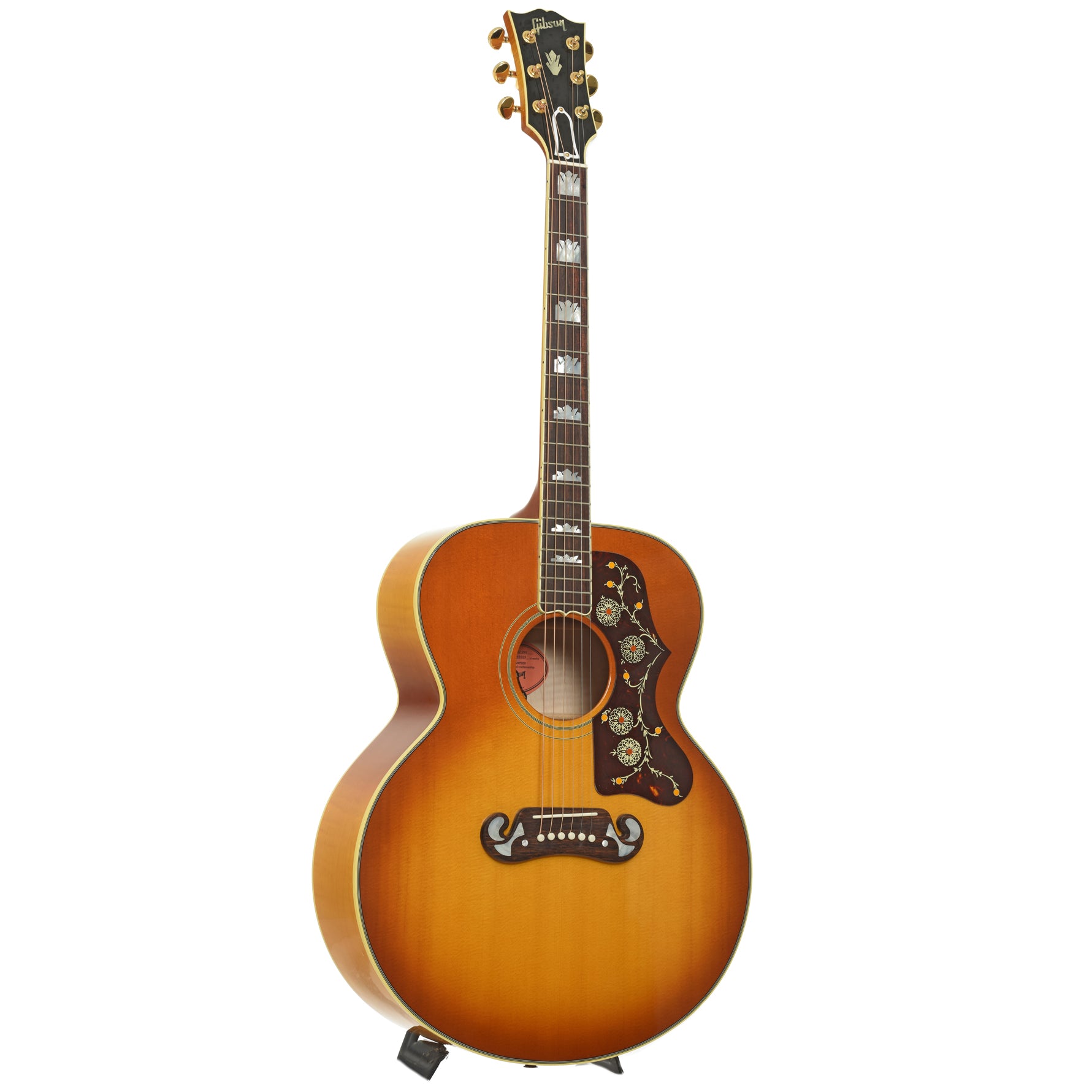 Full front and side of Gibson SJ-200 60s Original Acoustic Guitar