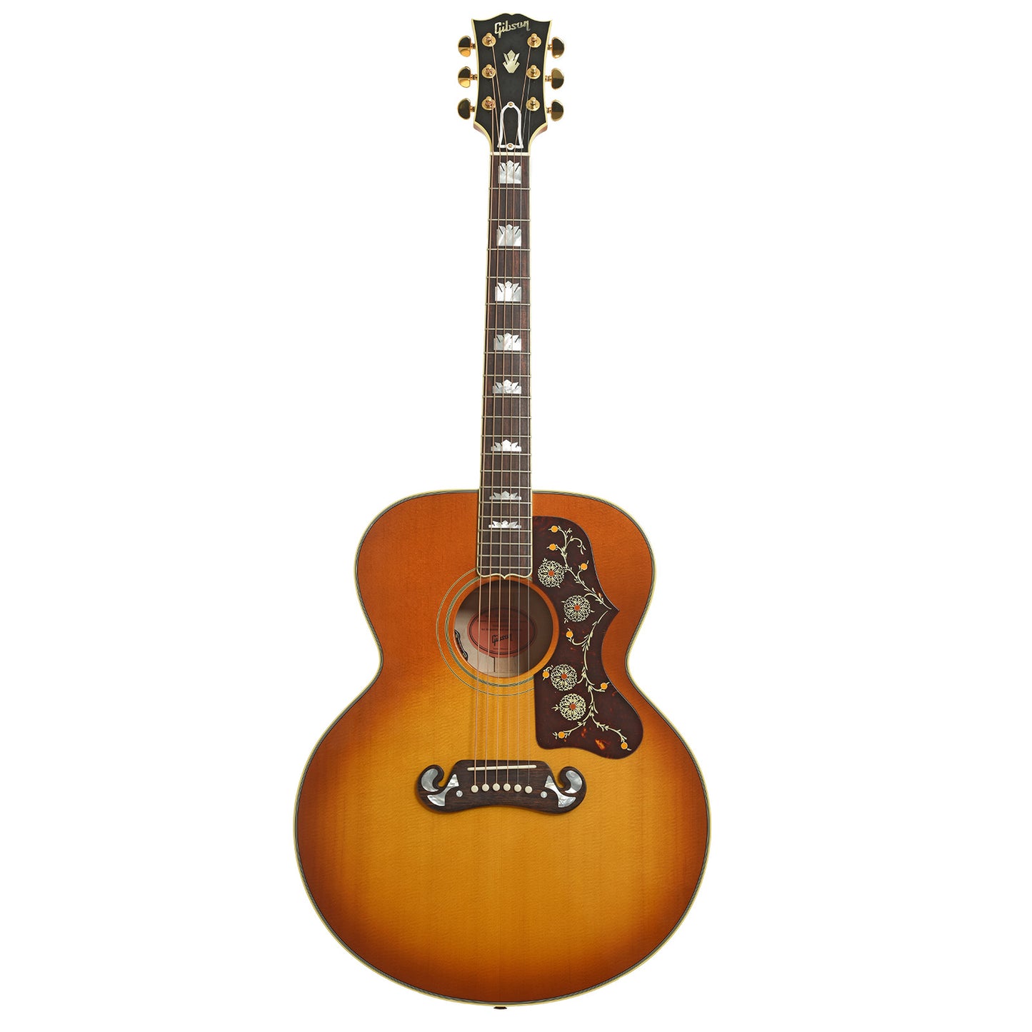 Gibson SJ-200 60s Original Acoustic Guitar & Case, Heritage Cherry Sunburst