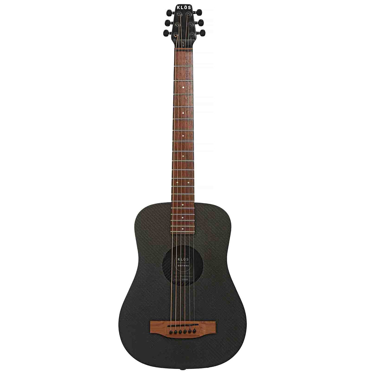 Full Front of Klos Travel Acoustic-Electric Guitar