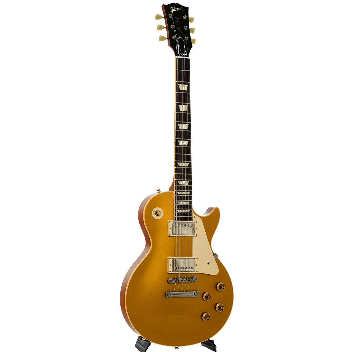 Full front and side of Gibson Les Paul R7 Stinger Brazilian Electric Guitar