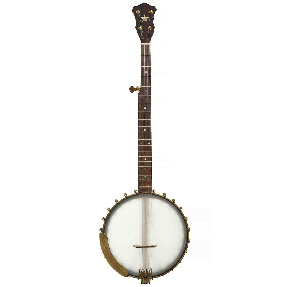 Full Front of Starr Gold Hill Limited Edition 11" Openback Banjo