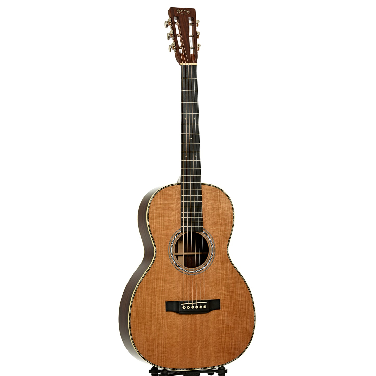 Full front and side of Martin 00-28 Cocobolo Custom Shop 