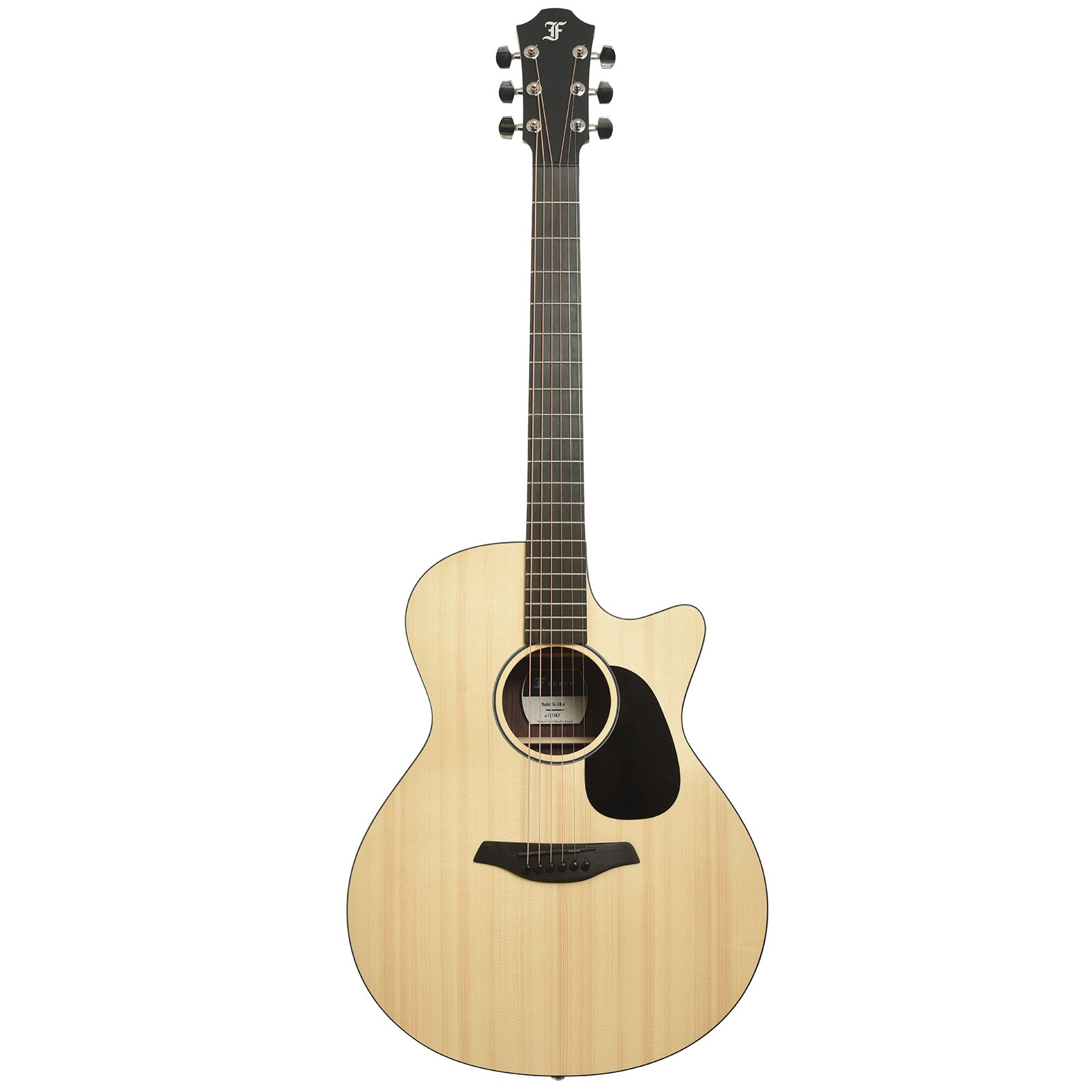 Full front of Furch Violet GC-ER a Grand Auditorium Acoustic Guitar