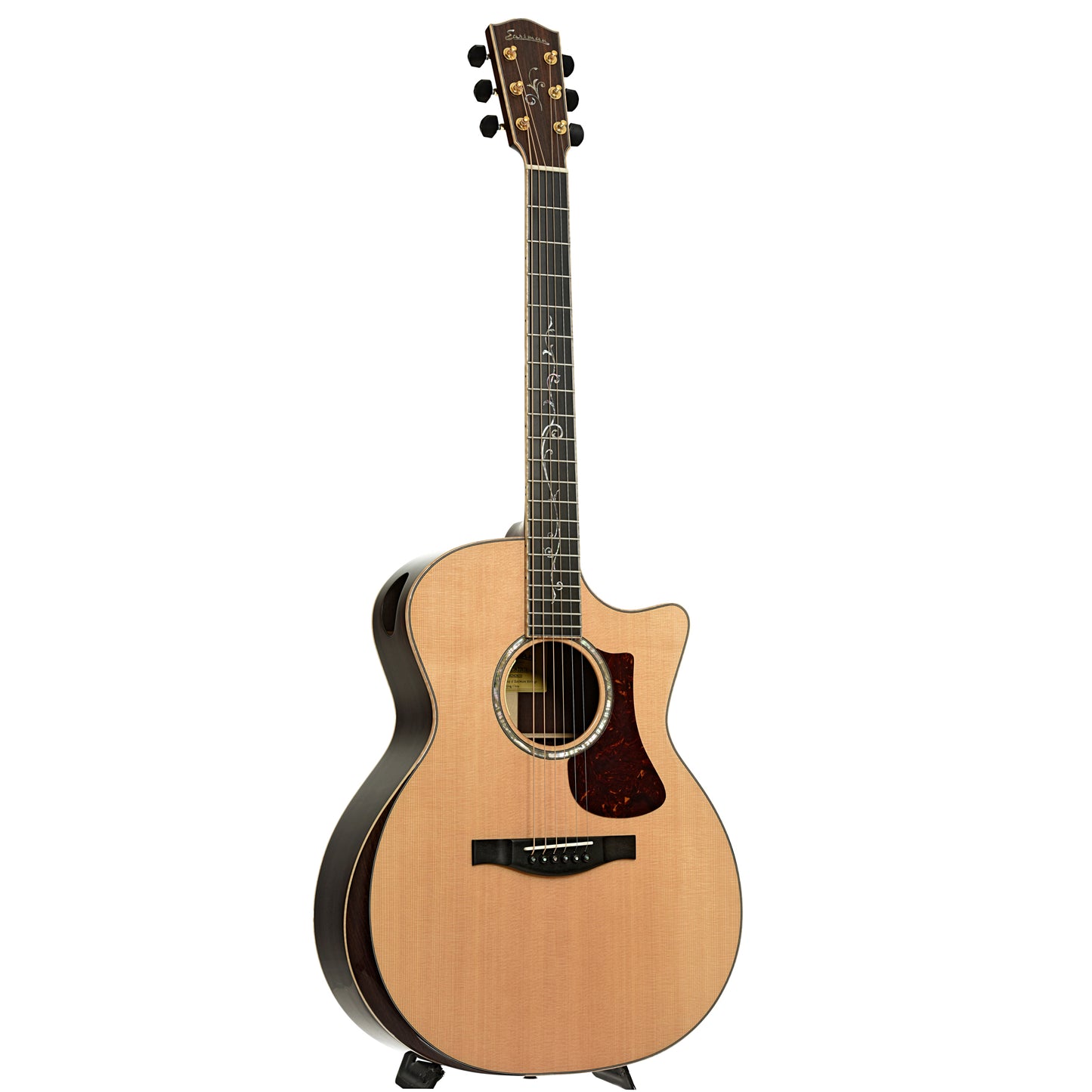 Full front and side of Eastman AC822CE Acoustic Guitar 