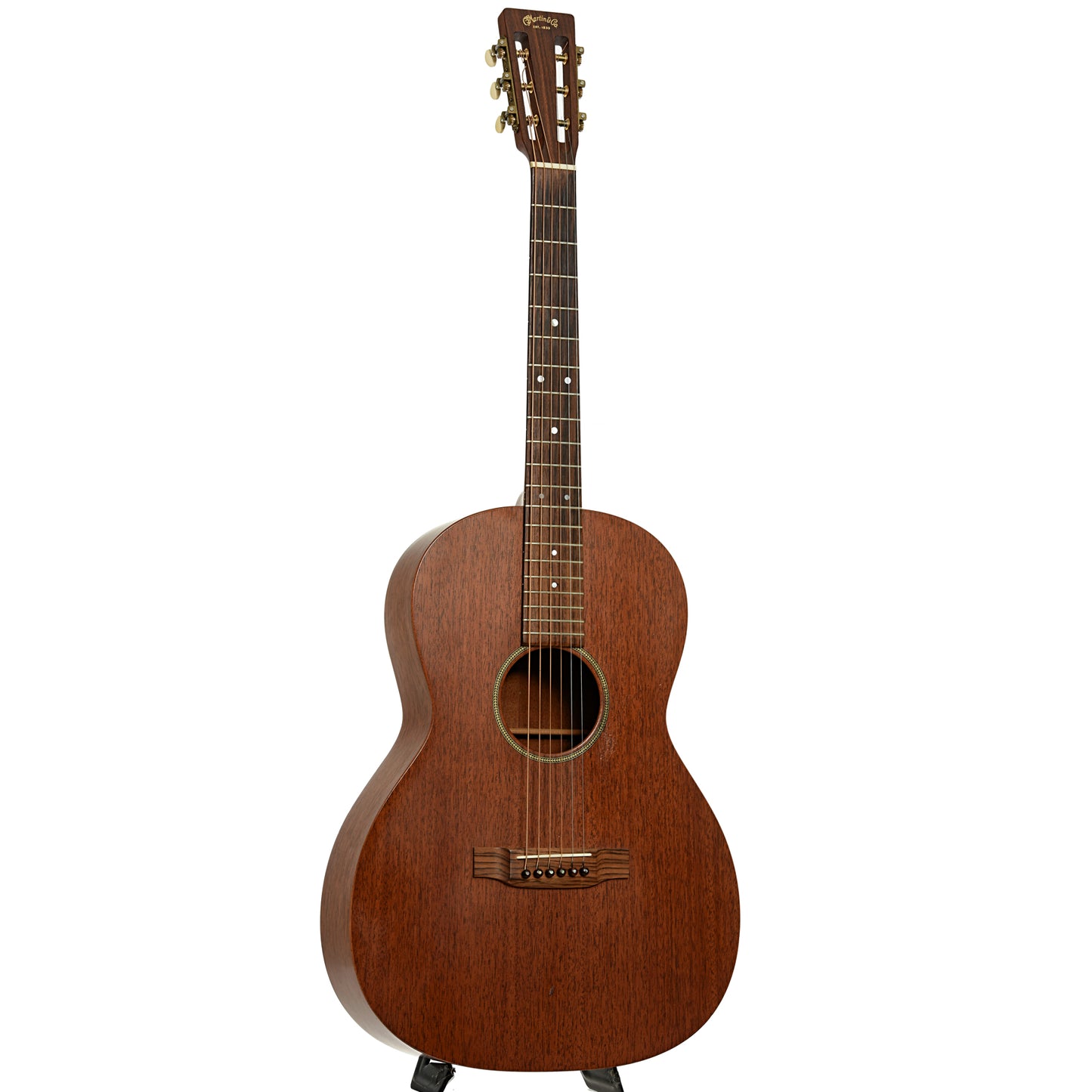 Full front and side of Martin 000-15S Acoustic Guitar