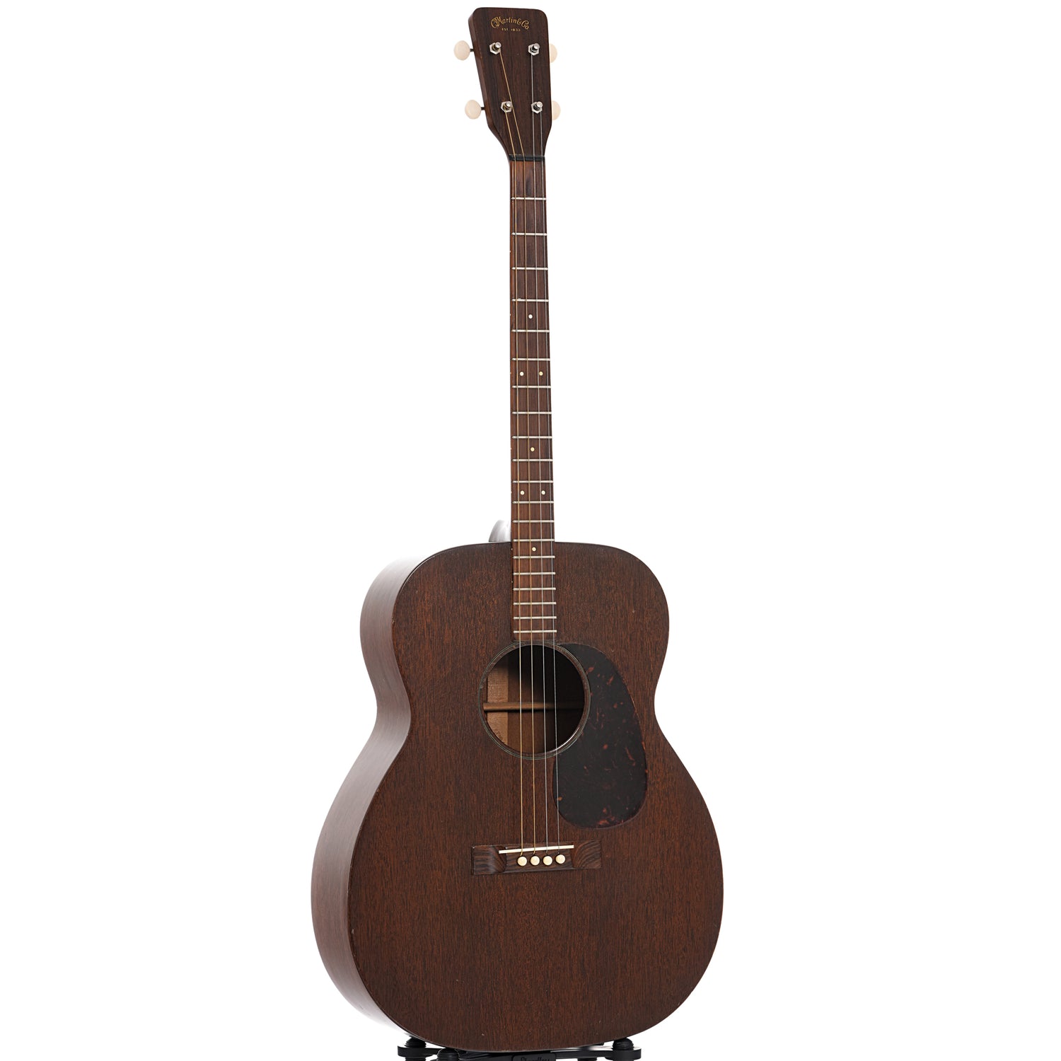 Full front and side of Martin 0-17T Tenor Acoustic