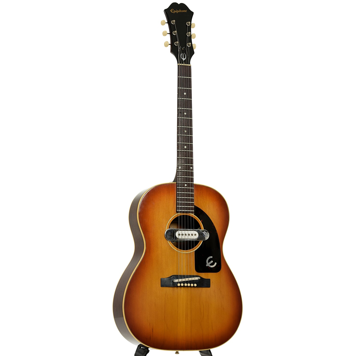 Full front and side of Epiphone FT-45 Cortez Acoustic Guitar