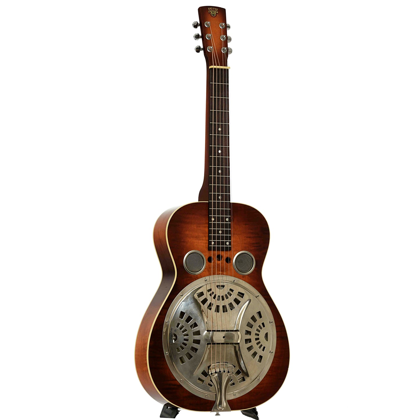 Full front and side of Dobro DW-60 Squareneck Resonator Guitar
