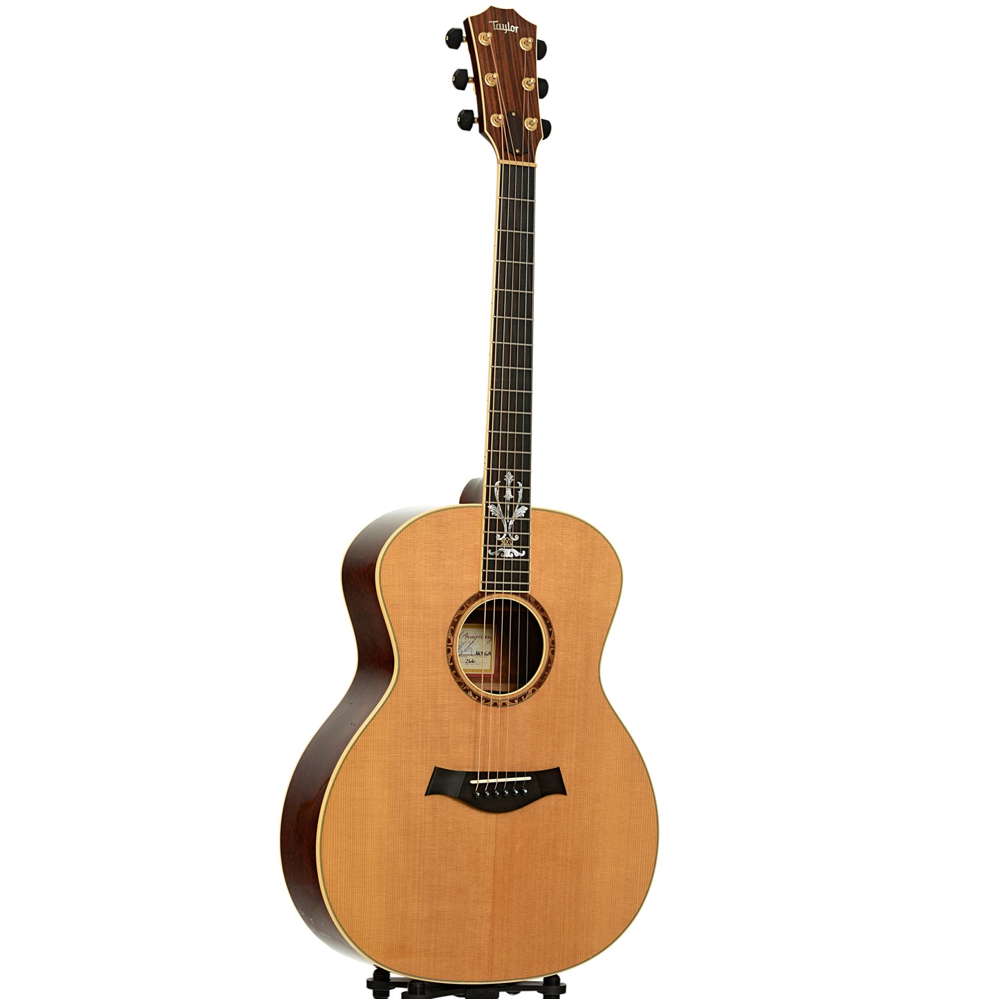 Full front and side of Taylor XXV-GA 25th Anniversary