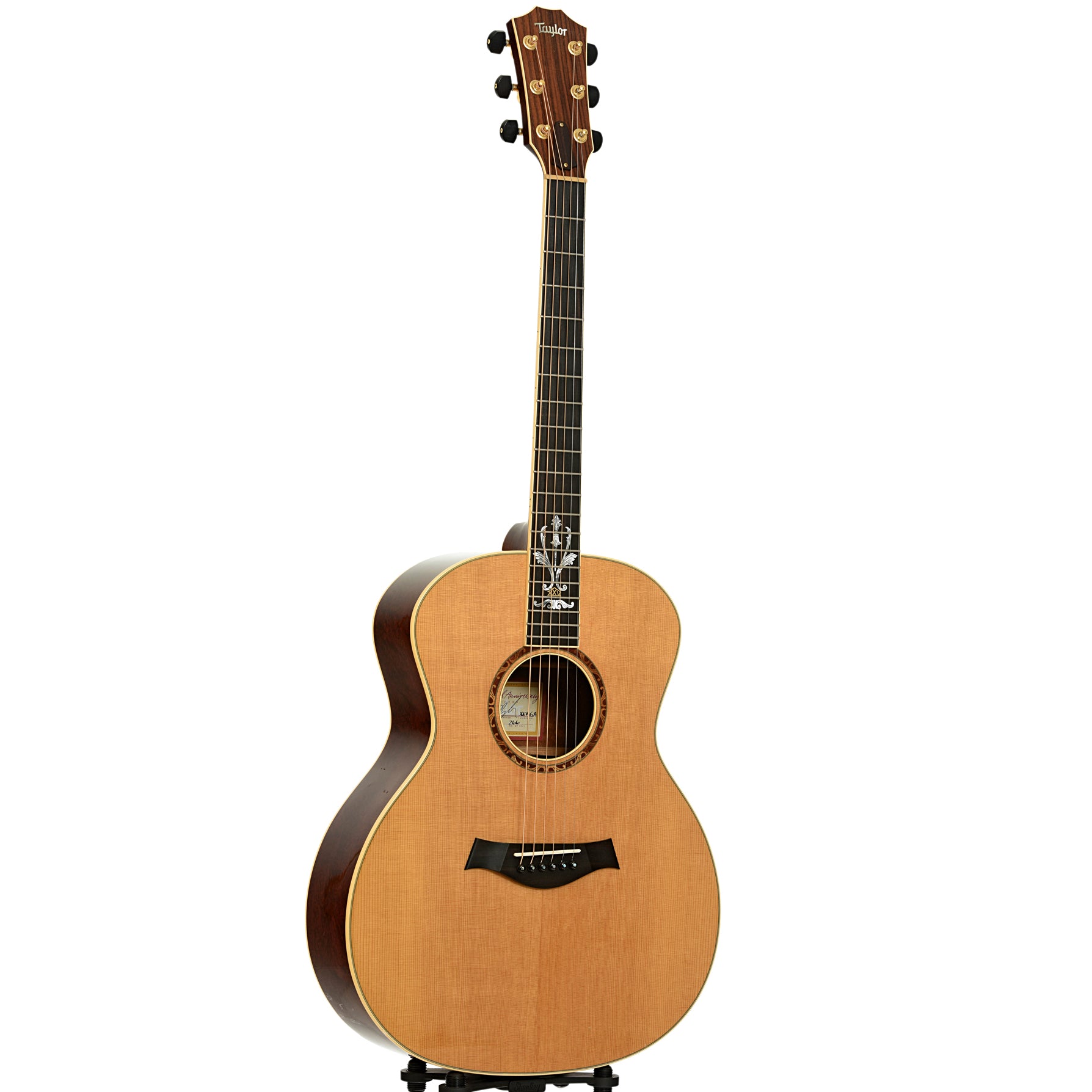 Full front and side of Taylor XXV-GA 25th Anniversary