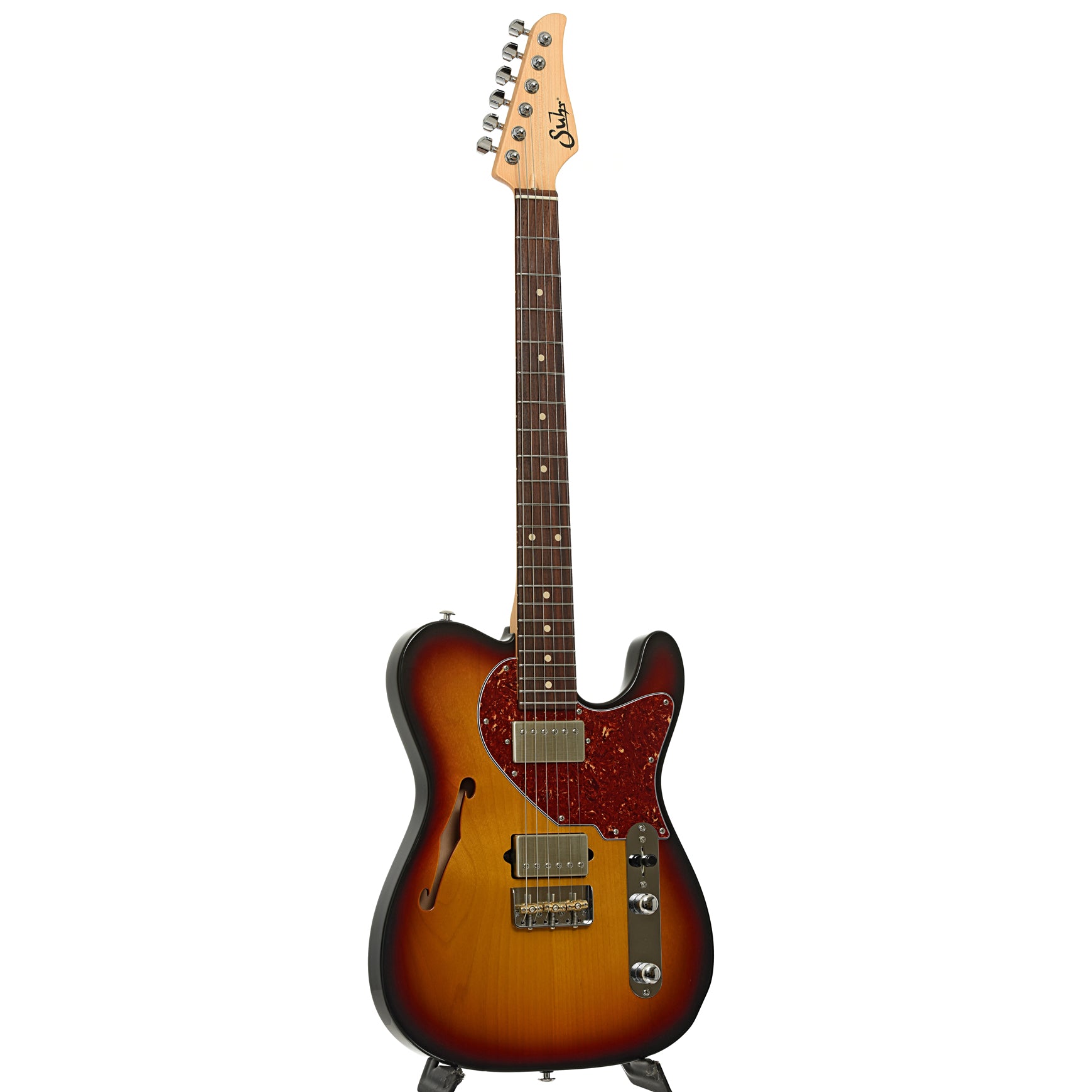 Full front and side of Suhr Alt T Electric Guitar