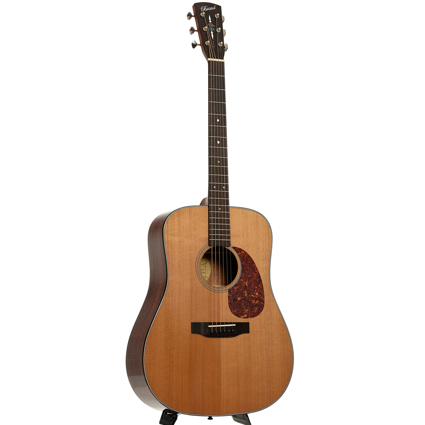 Full front and side of Bristol by Blueridge BL-140 Dreadnought Acoustic Guitar