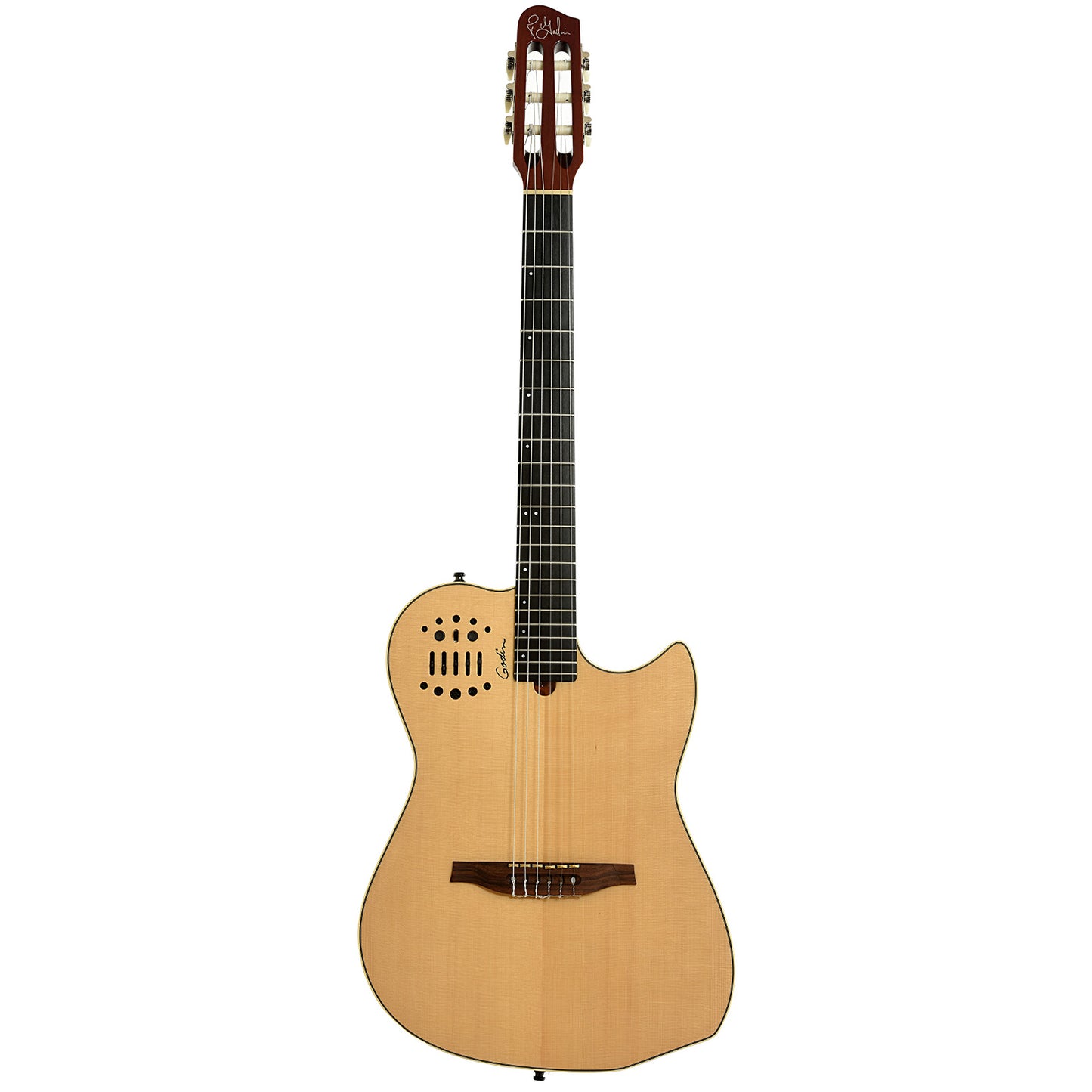 Full front of Godin Multiac Nylon SA Acoustic-Electric Guitar