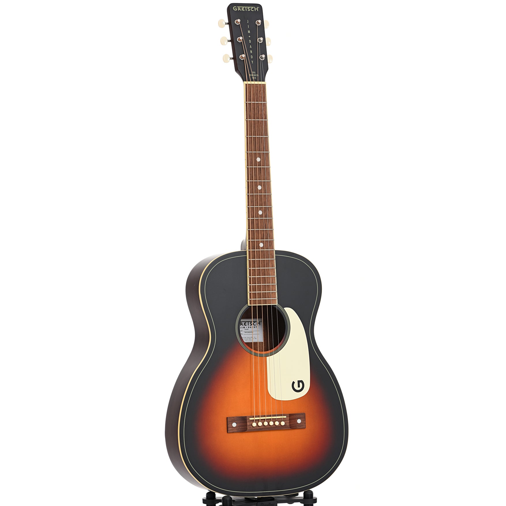 Gretsch Jim Dandy Parlor Acoustic Guitar, Rex Burst – Elderly