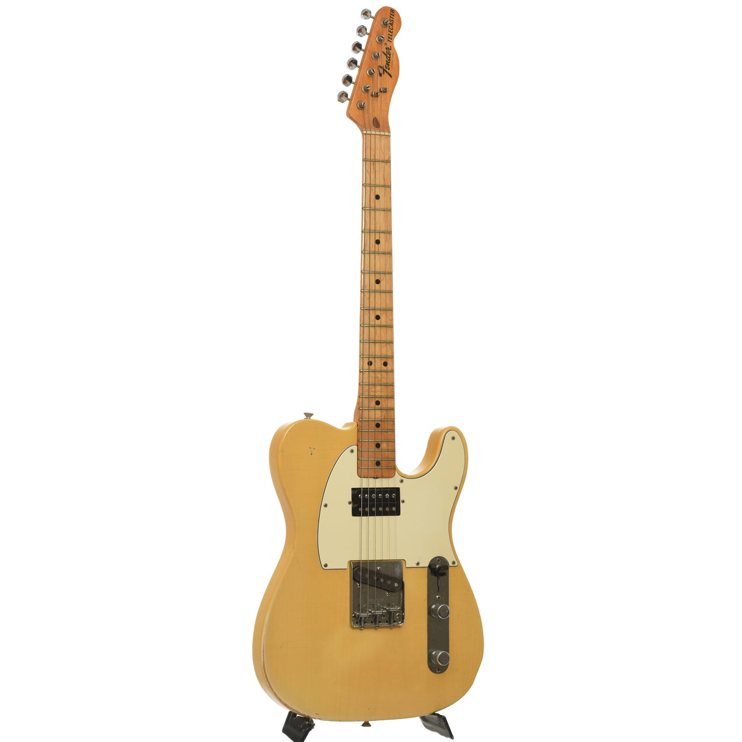 Full front and side of Fender Telecaster Electric Guitar 