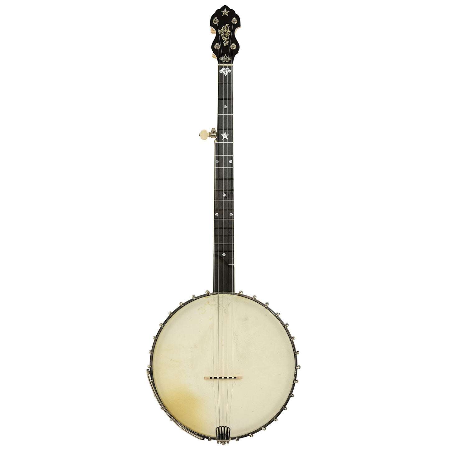 Full front of Vega Whyte Laydie Conversion No.2 Openback Banjo 